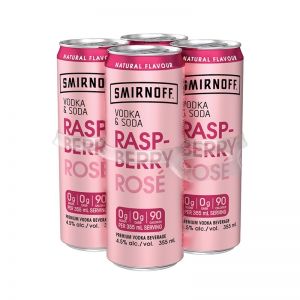 Smirnoff Vodka & Soda Raspberry Rose